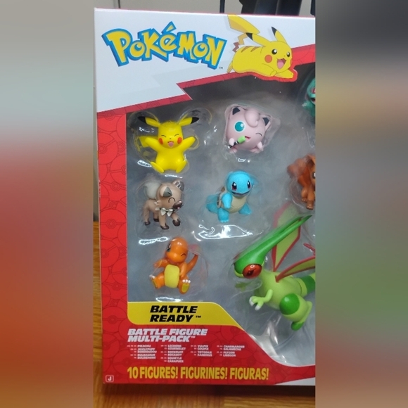 Pokemon Battle Ready  Battle Figure Multi-Pack 10 Figures Flygon, Pikachu - Picture 7 of 16